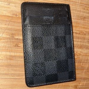 Louis Vuitton N62666 graphite Damier card wallet